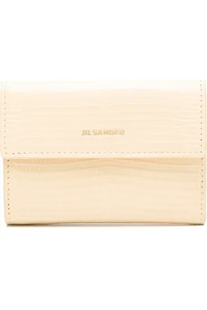 Jil Sander Logo-stamp leather coin purse