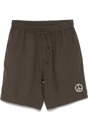 Emporio Armani Peace sign-motif shorts
