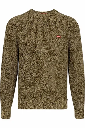 Supreme Melange rib knit sweatshirt