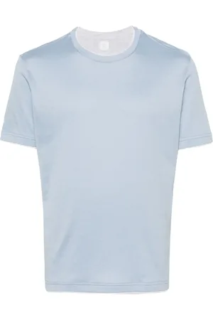 ELEVENTY Layered cotton T-shirt