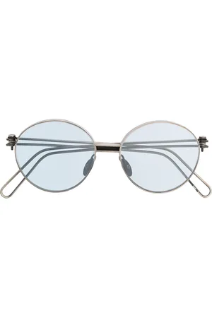 WERKSTATT:MÜNCHEN Distressed-effect round frame sunglasses