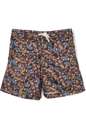 BONPOINT Ariel floral-print swim shorts
