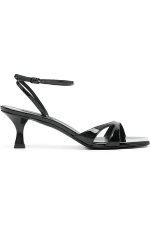 Casadei Cut-out patent-leather sandals