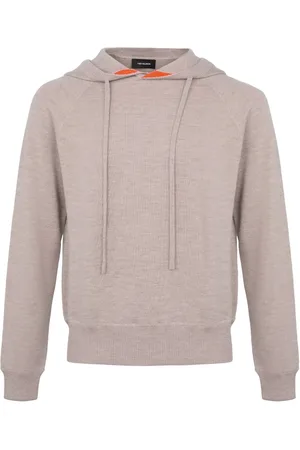 YVES SALOMON Double-sided knitted hoodie