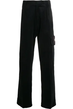 QASIMI Straight-leg logo patch trousers