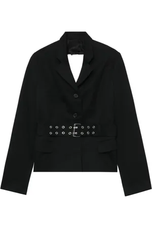Vaquera Open-back belted blazer