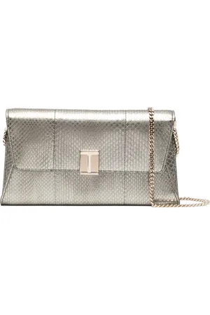 Tom Ford Laminated python clutch bag
