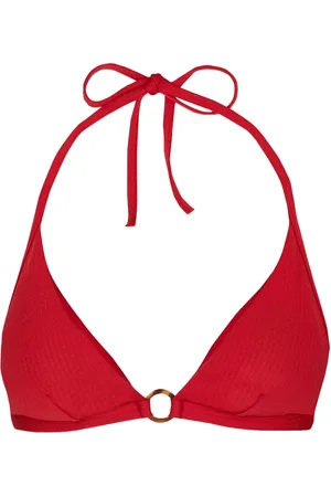 Vilebrequin Plumetis halterneck bikini top