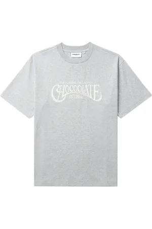 Chocoolate Logo-embroidered cotton T-shirt