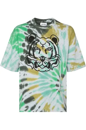 Kenzo Tiger tie-dye print T-shirt