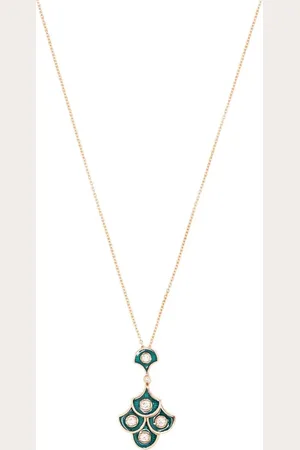 SELIM MOUZANNAR 18kt rose Fish For Love diamond necklace