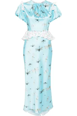 Parlor Ruffled detailing midi dress