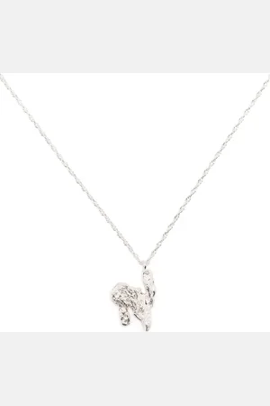 Lee N alphabet-charm necklace