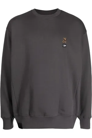 Izzue Bear-patch fleece sweatshirt