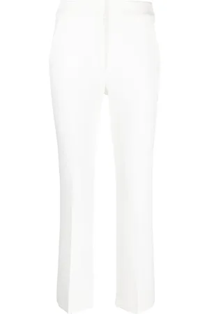 PESERICO SIGN High-waist straight-leg trousers