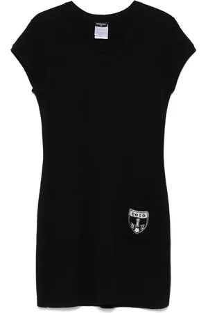 CHANEL 2007 cashmere mini dress