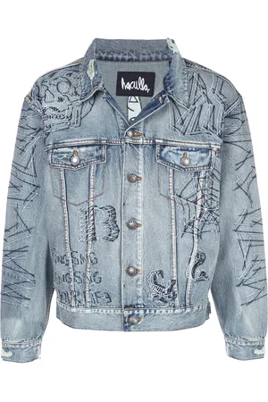 HACULLA Tatted printed denim jacket