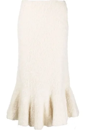 Jil Sander Pleated-hem skirt