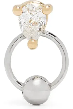 DELFINA DELETTREZ 18kt diamond Two in One piercing earring