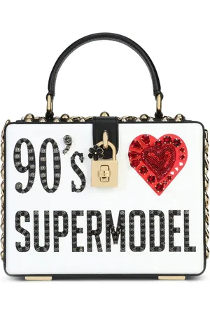 Dolce & Gabbana Dolce Box 90s-print top-handle bag