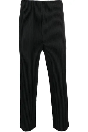 Issey Miyake Plissé straight-leg trousers