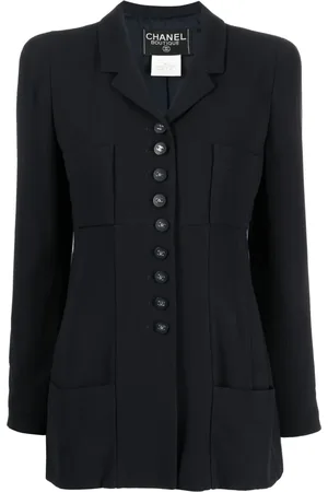 CHANEL 1996 pre-owned logo-buttons blazer