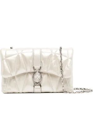 VERSACE Kleio metallic quilted mini bag
