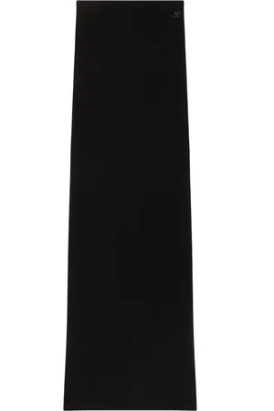 Courrèges Tube ribbed-knit maxi skirt