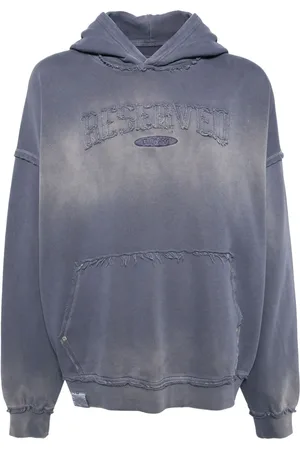 Izzue Slogan-patched hoodie