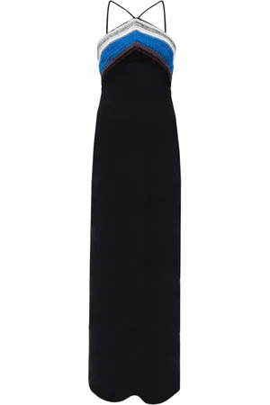 Proenza Schouler Naomi crochet-stripe-knit maxi dress