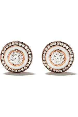 SELIM MOUZANNAR 18kt rose gold diamond Mina earrings