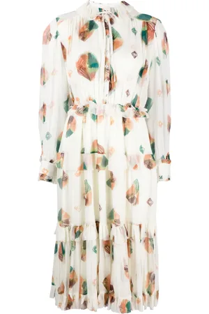 ULLA JOHNSON Reina chiffon midi dress