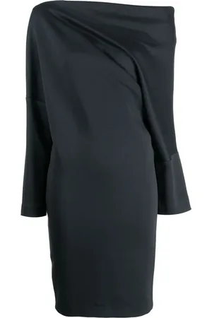 GIANLUCA CAPANNOLO Asymmetrical boat neck dress