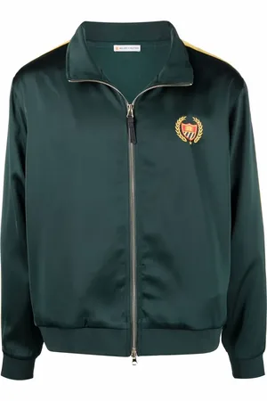 BEL-AIR ATHLETICS Patch-detail zip-up jacket