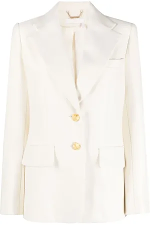 Chloé Embossed-buttons single-breasted blazer