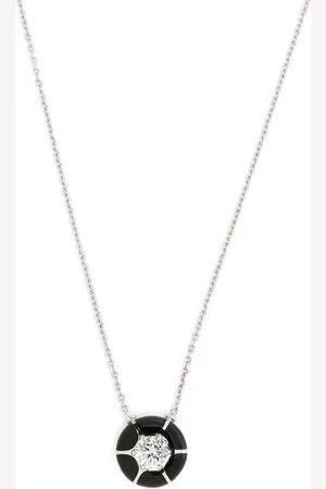 SELIM MOUZANNAR 18kt white gold Sea Flower diamond necklace
