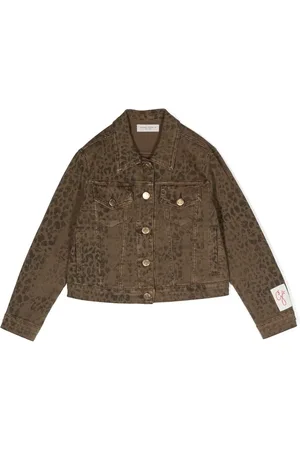 Golden Goose Leopard-print denim jacket