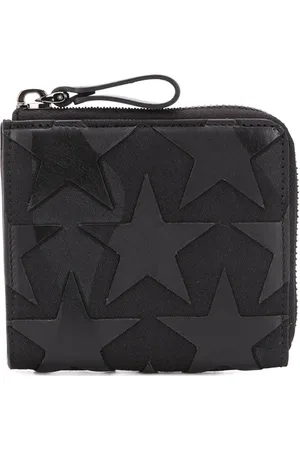 VALENTINO GARAVANI Camouflage star patch wallet