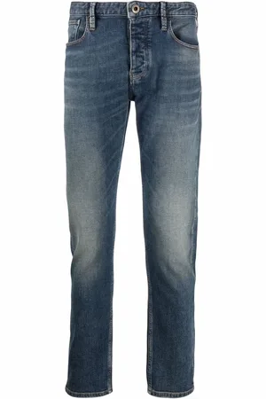 Emporio Armani Low-rise slim-fit jeans