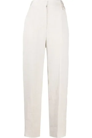 Emporio Armani Pressed-crease straight trousers