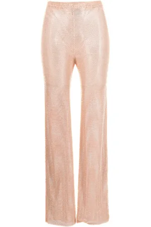 SANTA BRANDS Rhinestone-embellished straight trousers