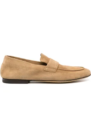 Officine creative Almond suede loafers