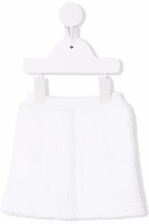 LITTLE BEAR Ribbed-knit A-line miniskirt