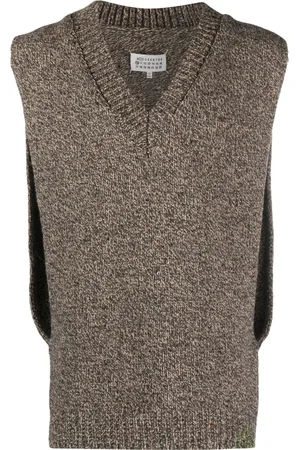 Maison Margiela Mélange wool-blend vest