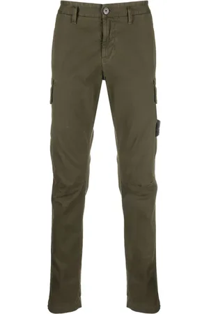 Stone Island Compass-appliqué cargo trousers