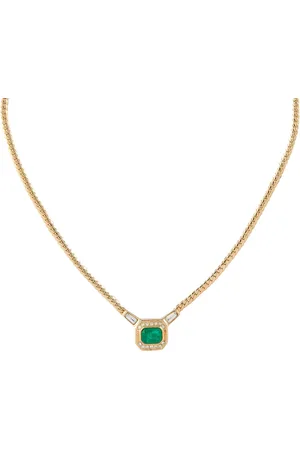Dior 1980s pre-owned gemstone-embellished necklace