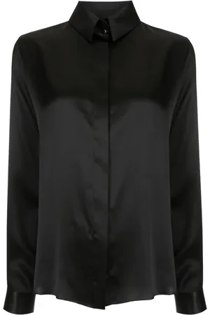 Gloria Coelho Long-sleeve satin shirt