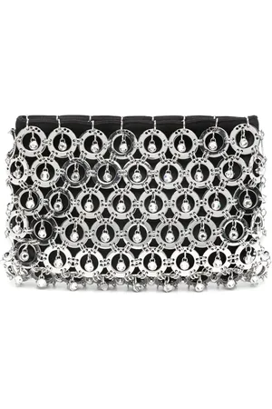 Paco rabanne Metal-disc clutch bag