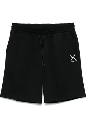 John Richmond Logo-patch shorts