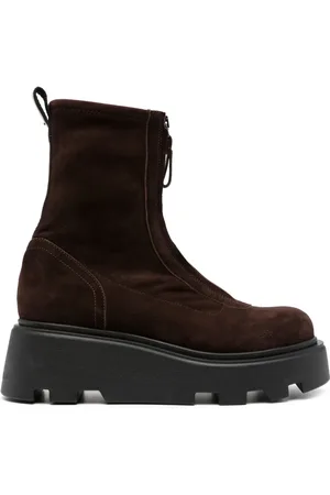 Premiata Zip-up ankle-length suede boots